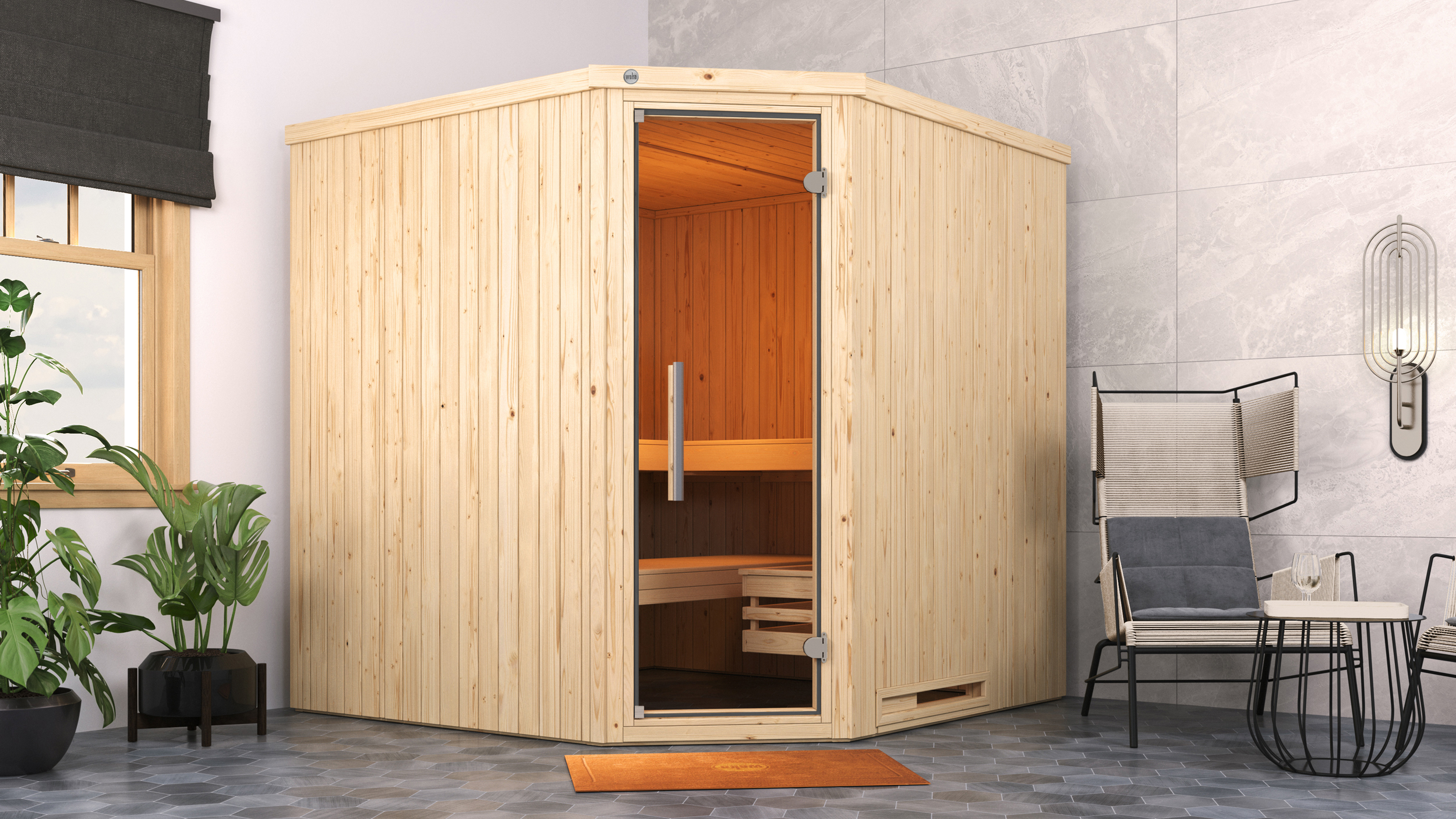 Weka Ecksauna VARBERG 3 GT