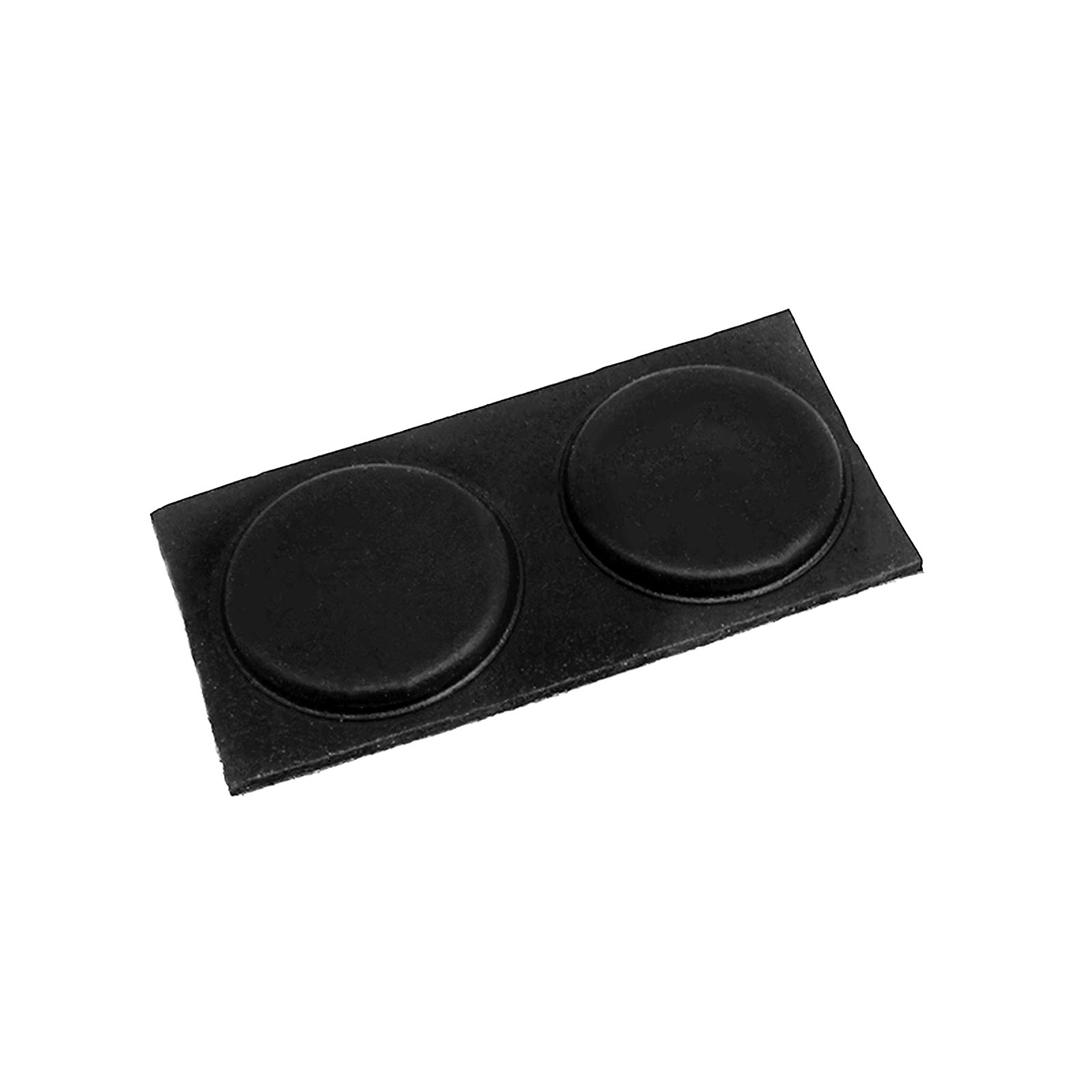 Rolektro 17mm Gummi-Abdeckung für Schrauben im Akkufach, selbsklebend
