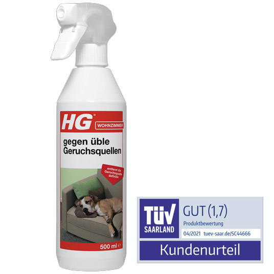 HG Entferner aller üblen Geruchsquellen Geruchsentferner 500ml