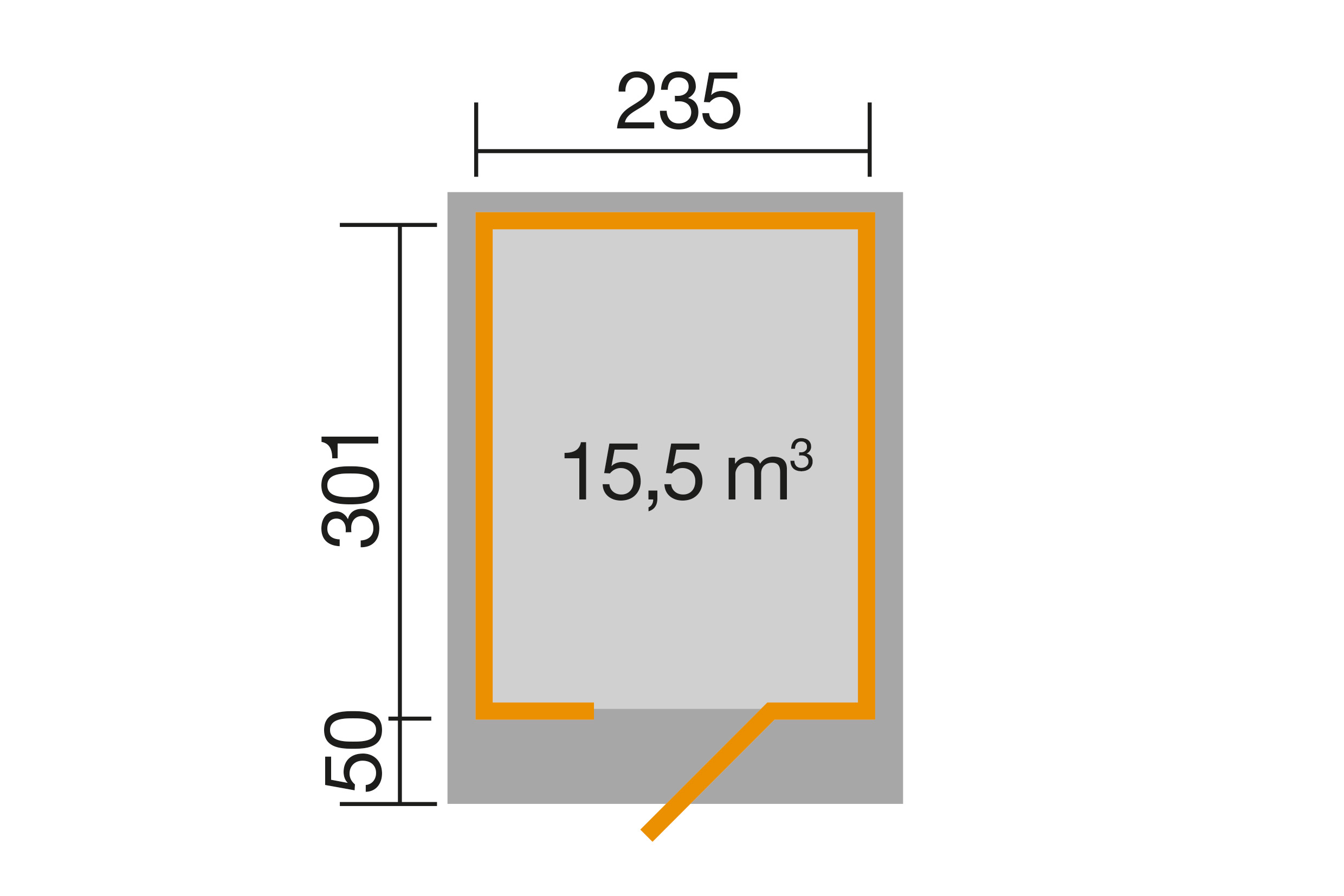 weka Designhaus 172 Gr. 2, schwedenrot, 28 mm weka Designhaus 172 Gr. 2, schwedenrot, 28 mm