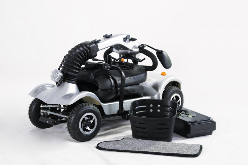 Seniorenmobil Elektromobil klappbar Krankenfahrstuhl de Luxe M4023