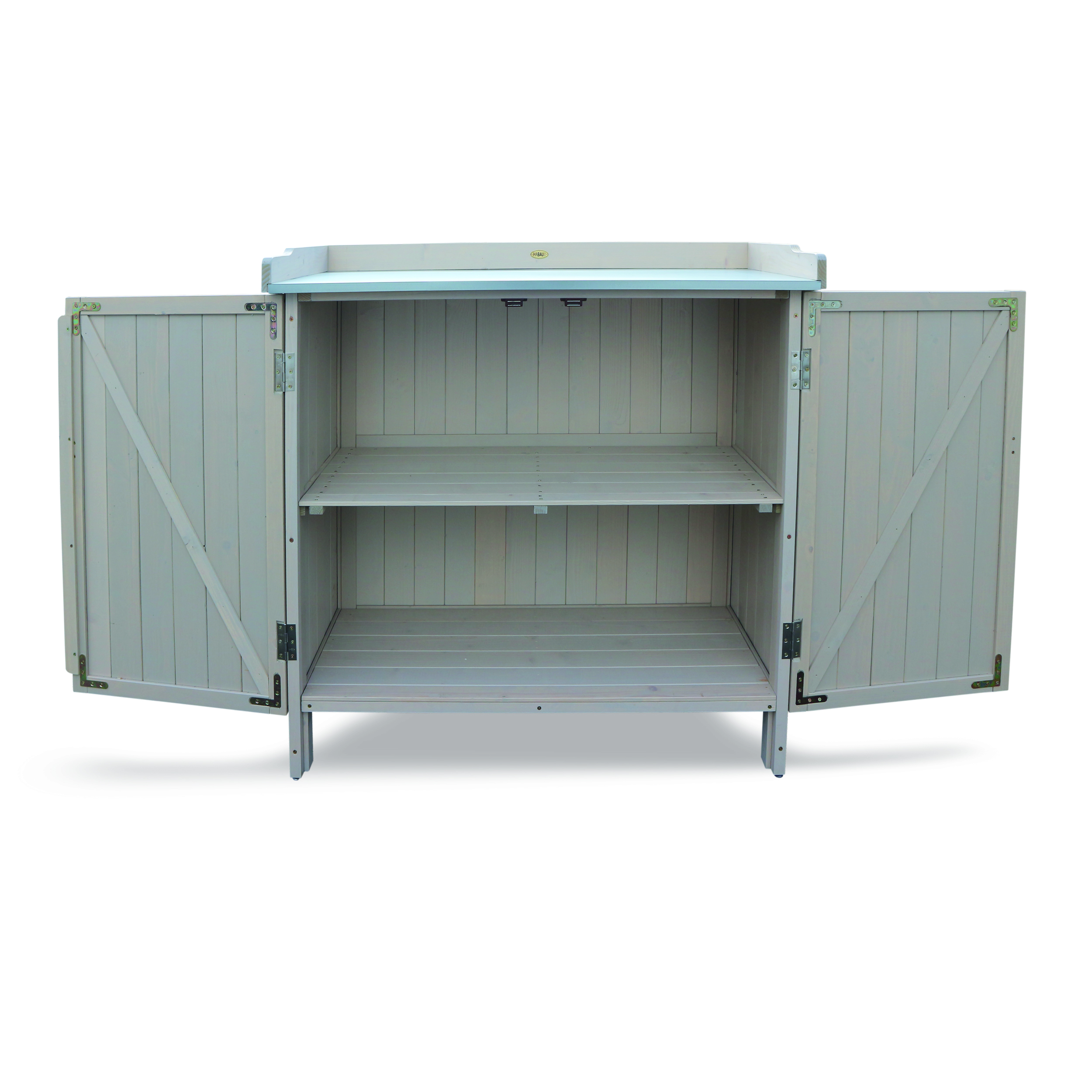 Pflanztisch / Gartentisch / Grilltisch / Terrassenkommode Habau Lino