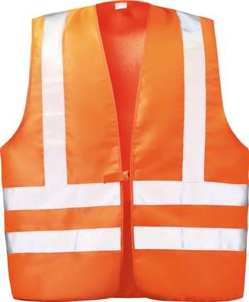 Warnweste Wilfried, Gr. L, Textil, orange