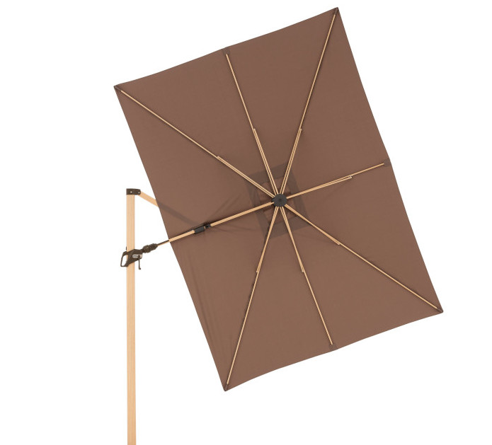Doppler Pendelschirm Alu Wood AX Ultra D846 greige 220x300cm