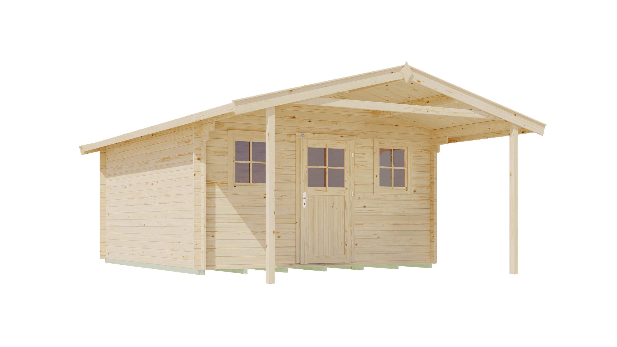 weka Gartenhaus 110 A Gr.2, 28 mm, V200, ET, 2 EF