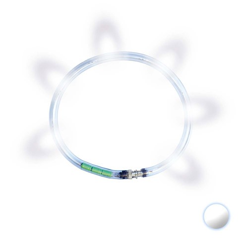 Leuchthalsring / Leuchtring LumiVision 70cm weiß