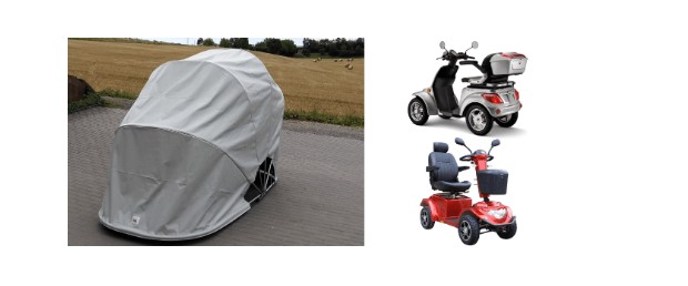 Faltgarage Villa Falto für Seniorenmobil, Motorrad, Fahrräder