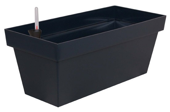 Bewässerungsblumenkasten Cube Case 40 cm anthrazit