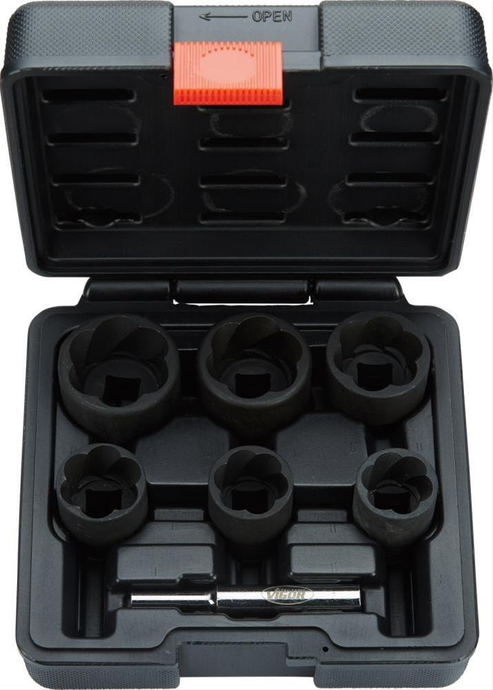 Spiralnuteinsatz-Satz 7tlg. 21-32mm Vigor