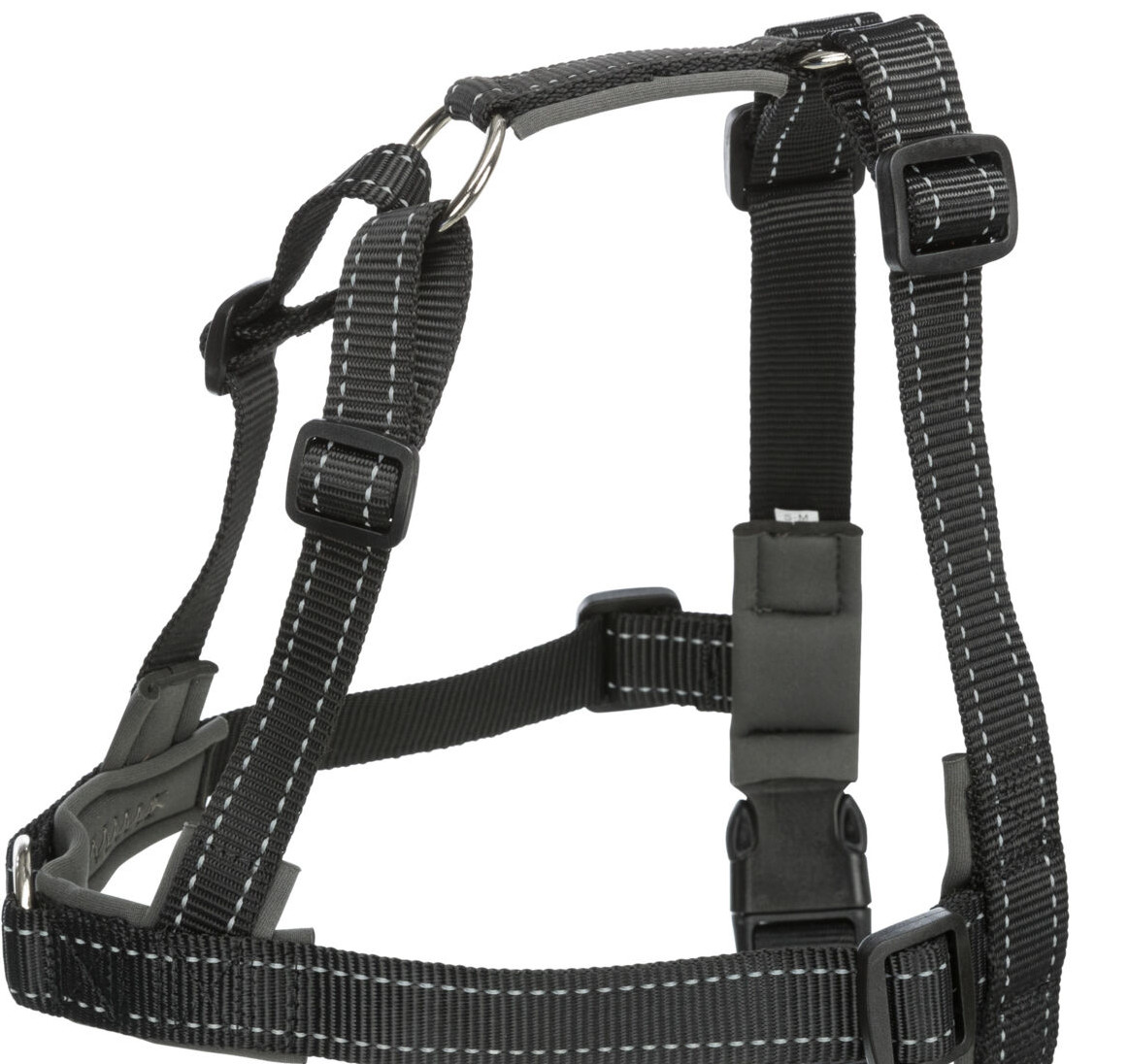 Trainingsgeschirr Lead'n'Walk Soft S-M 45-70 cm schwarz