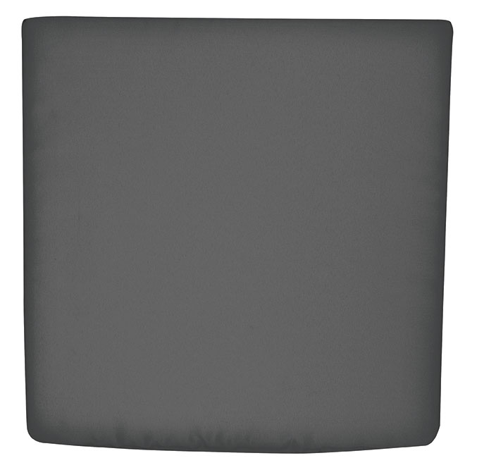 Sitzkissen / Stuhlkissen rechteckig 45x47cm Look D 840 anthrazit