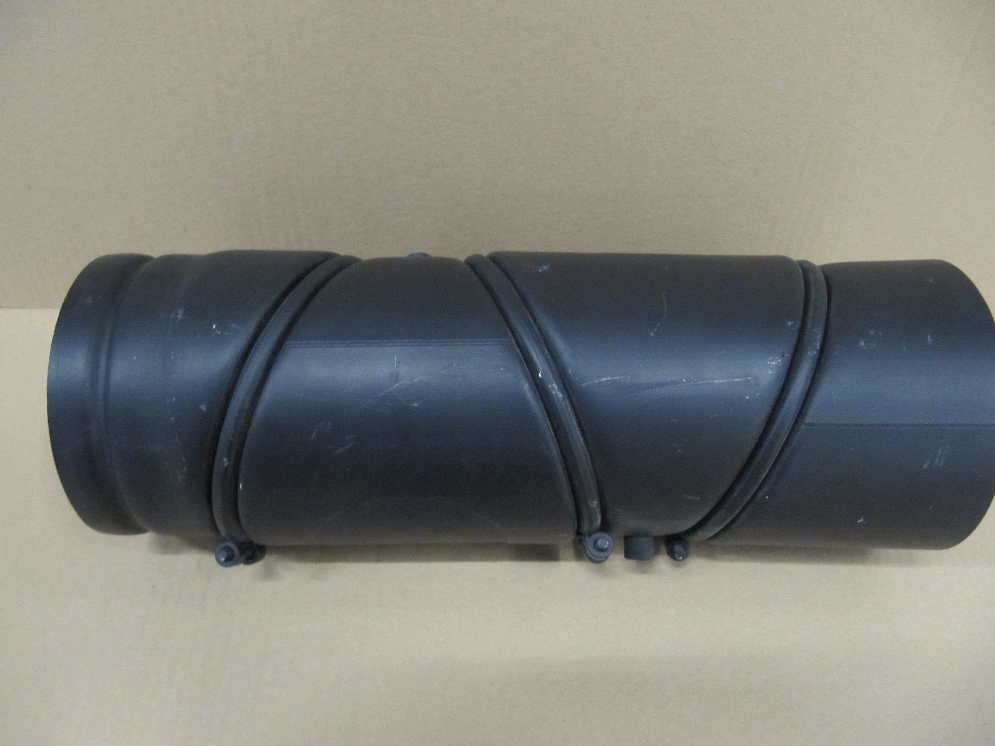 B-WareOfenrohr Bogenknie 4tlg verstellbar 0-90° Ø150mm Sen. schw. m.T.