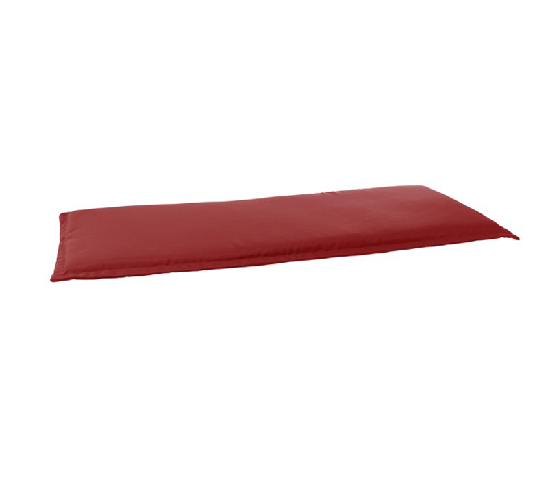 Doppler Auflage für Gartenbank 2-Sitzer 120x45x4cm Look D 833 bordeaux