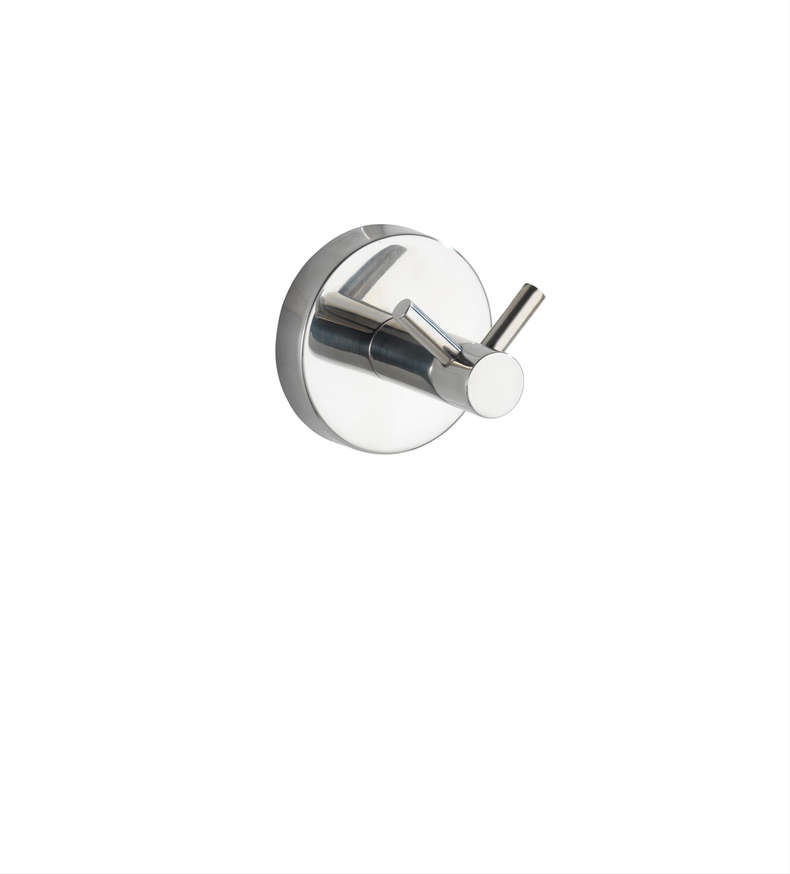 Wandhaken Duo, Bosio Shine, Edelstahl