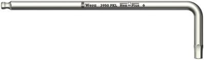 Winkelschraubendr.6kt. 1,5mm rostfr. Wera