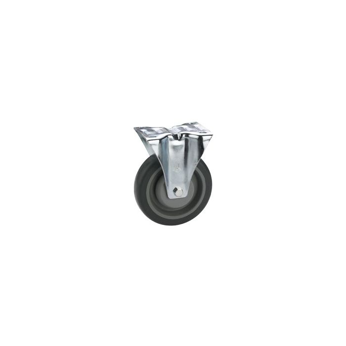 Transportgeräte-Lenkrolle 100 × 32 mm, TPE, Kugellager