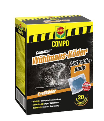 COMPO Cumatan® Wühlmaus Köder Getreide 200g