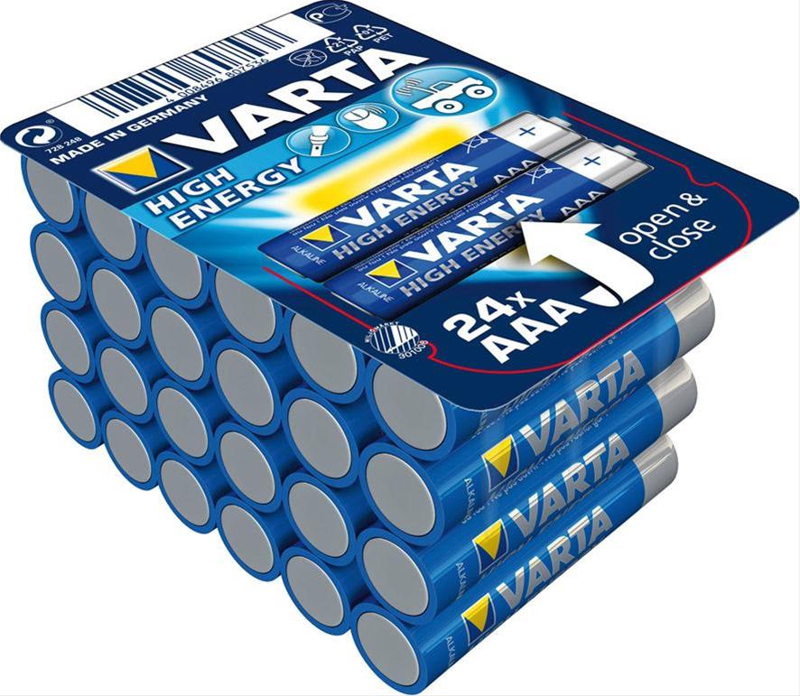 VARTA High Energy AAA 1,5 V 24 Stück