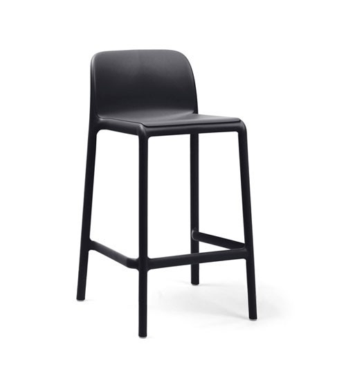 Nardi Barhocker / Barstuhl Faro Mini Stapelstuhl Kunststoff anthrazit