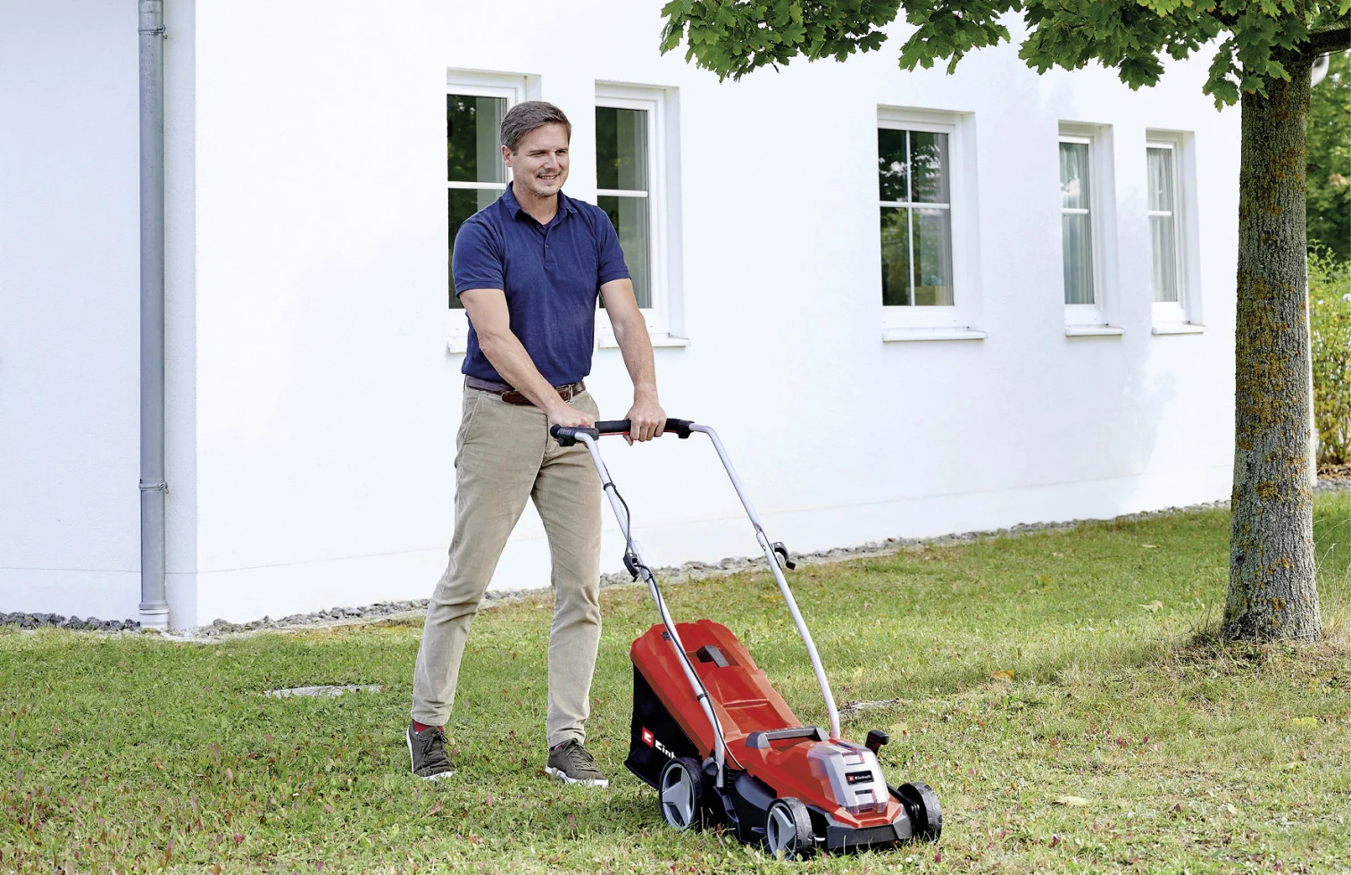 Einhell Akku Rasenmäher GE-CM 18/33 33 cm Schnittbreite