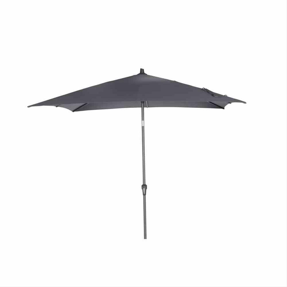 Sonnenschirm Gartenschirm rechteckig Siena Garden Avio 250x250cm anthr