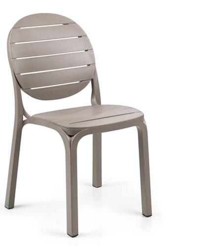 Nardi Gartenstuhl / Stapelstuhl Erica Kunststoff taupe / tortora