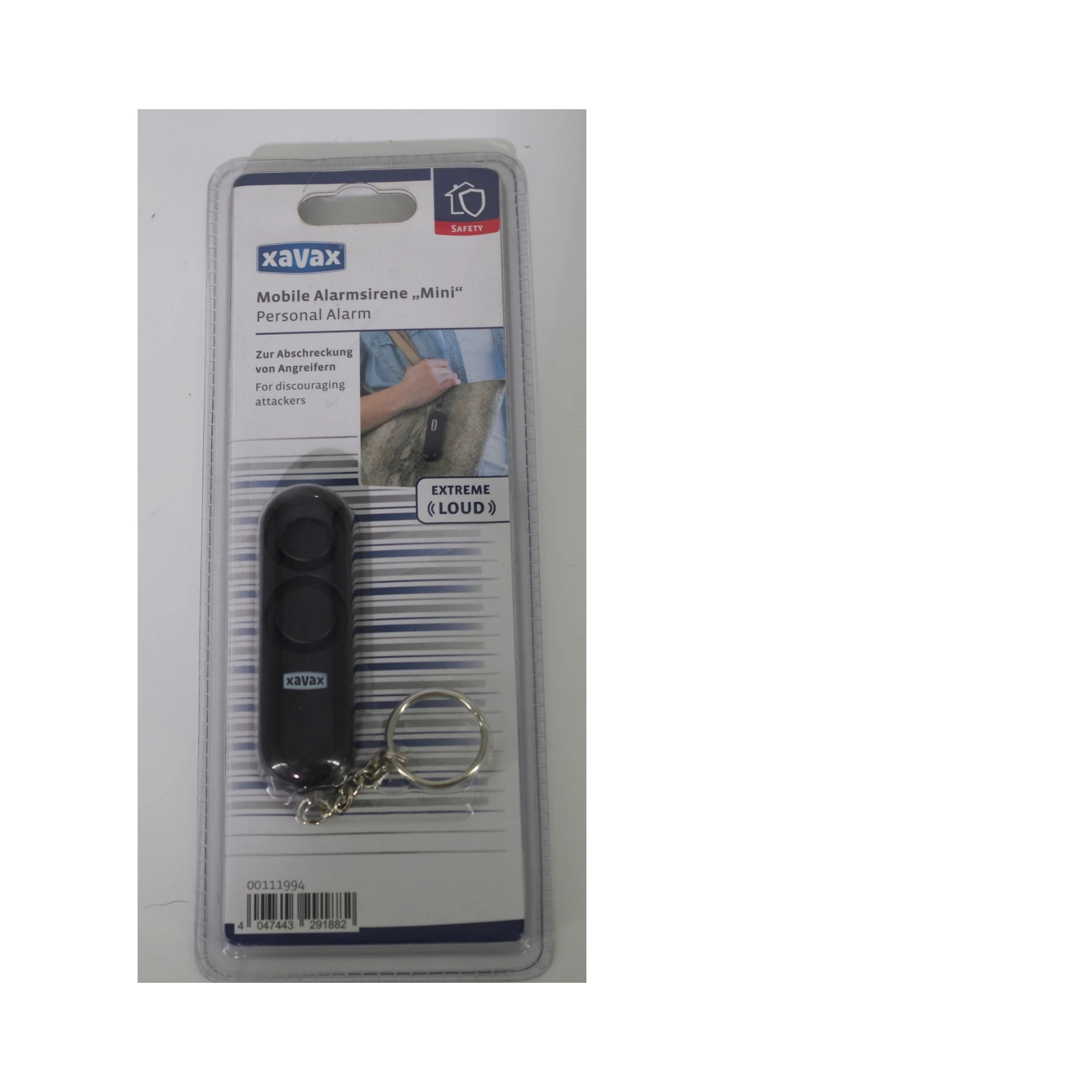 mobile Alarmsirene Mini Personal Alarm zur Abschreckung von Angreifern