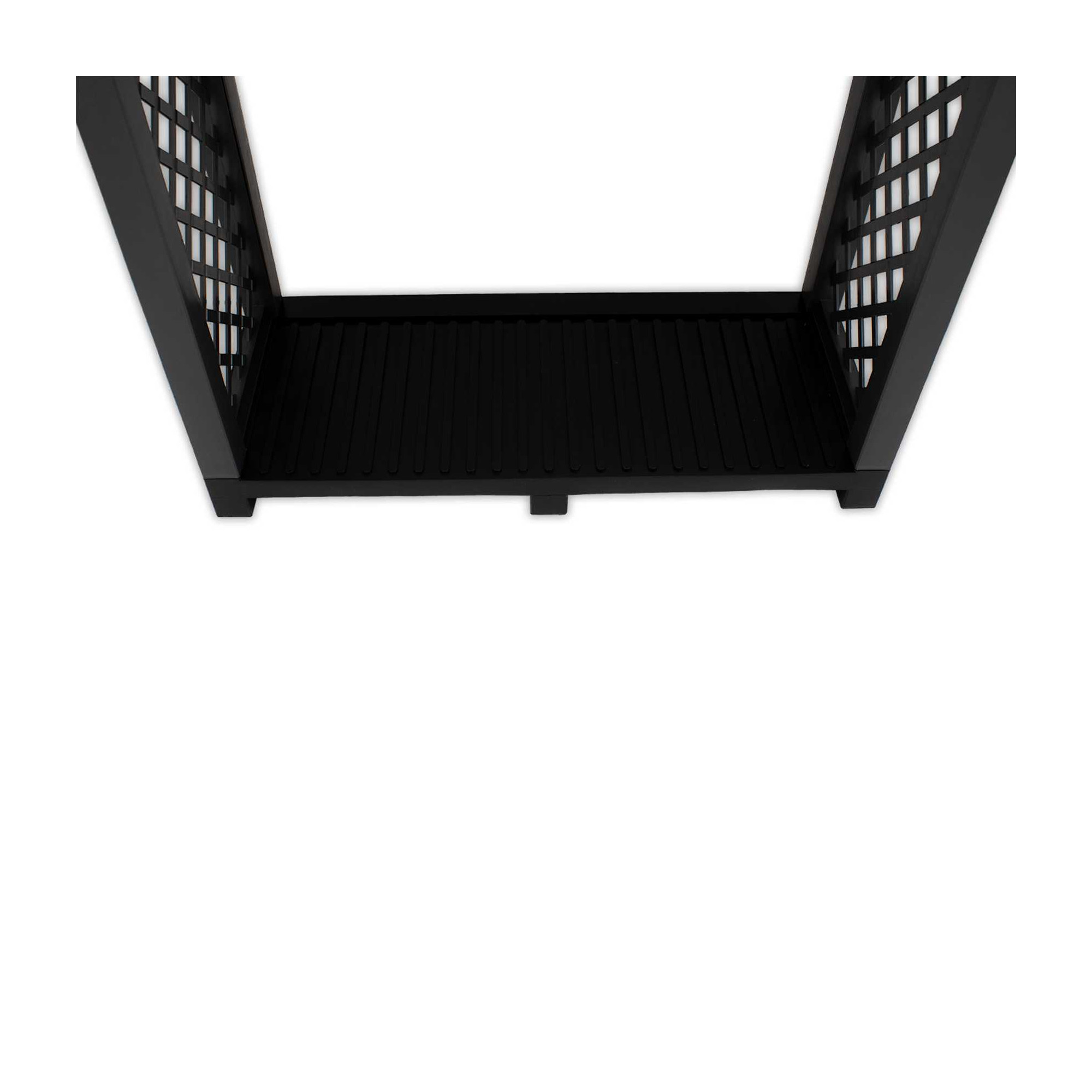 KHW Kaminholzregal 114x47x105 cm anthrazit