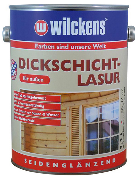 Wilckens® Dickschichtlasur Eiche seidenglänzend 2,5L