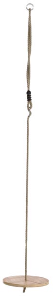 Tellerschaukel Holz mit Seil