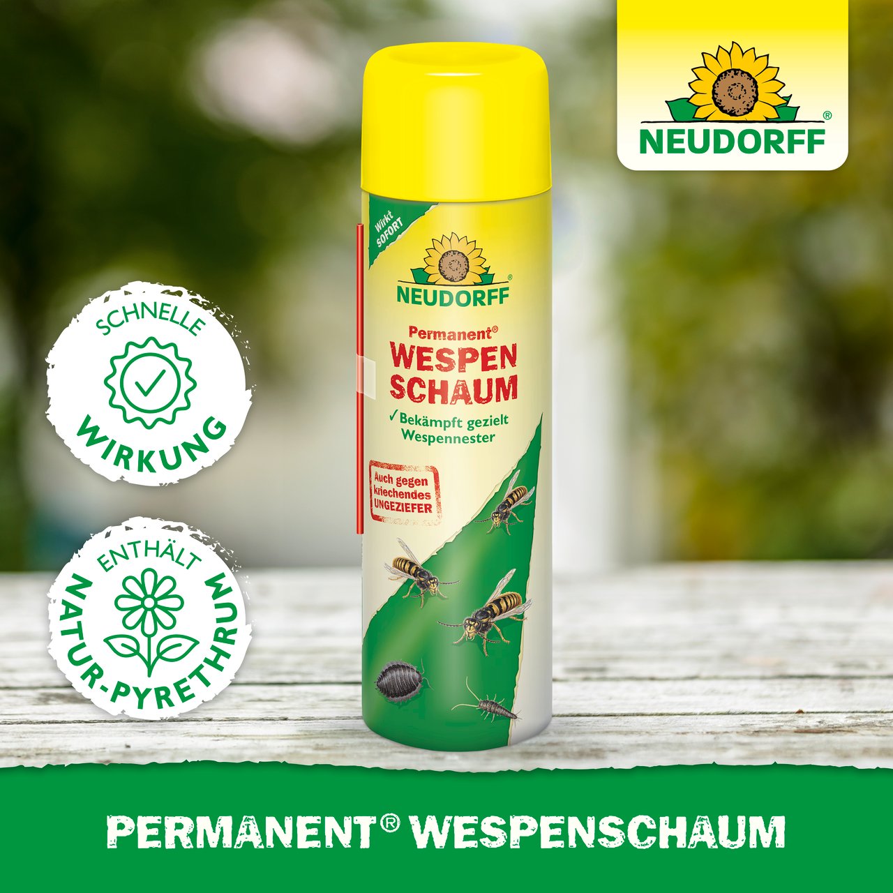Neudorff Permanent Wespen­Schaum 500 ml