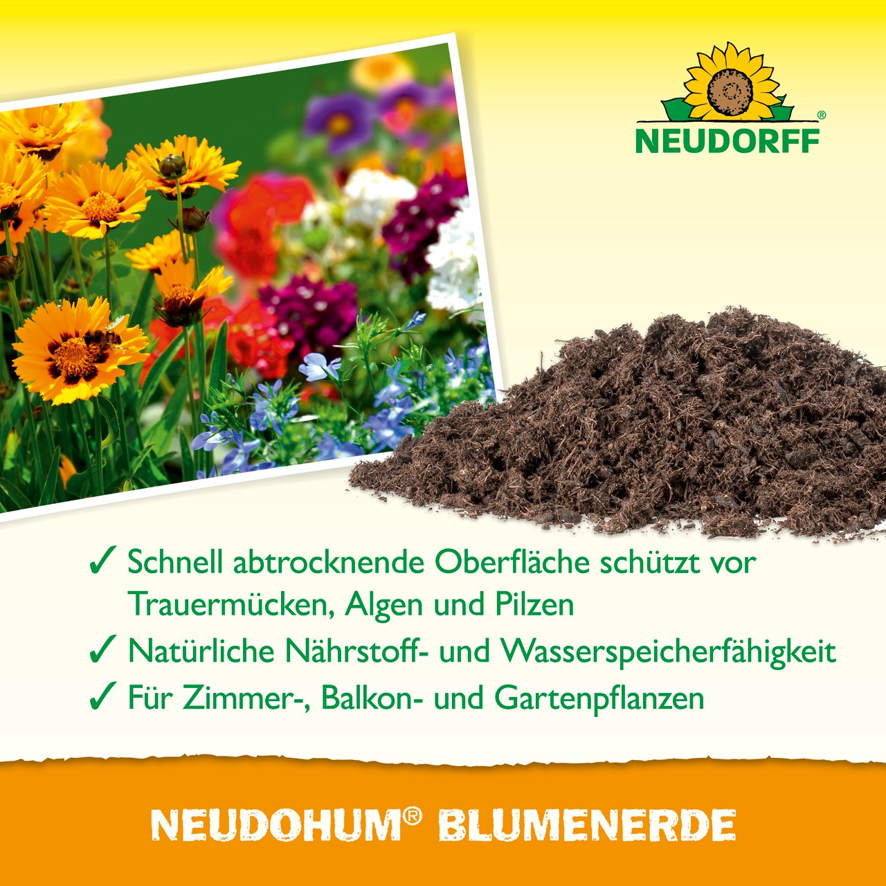 Neudorff Neudo­Hum Blumen­Erde 20 L