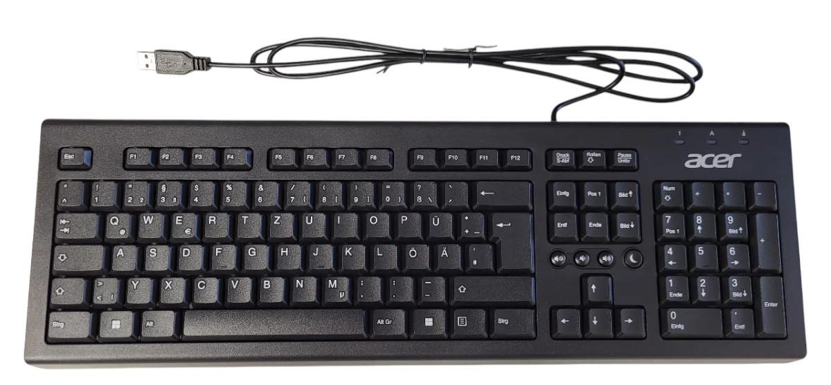 Acer SK-9625 USB-Tastatur kabelgebunden schwarz