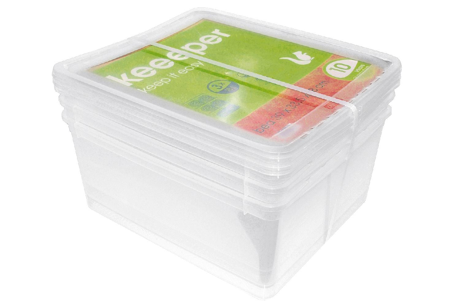 Aufbewahrunggsbox BEA 3er Set 18 Liter