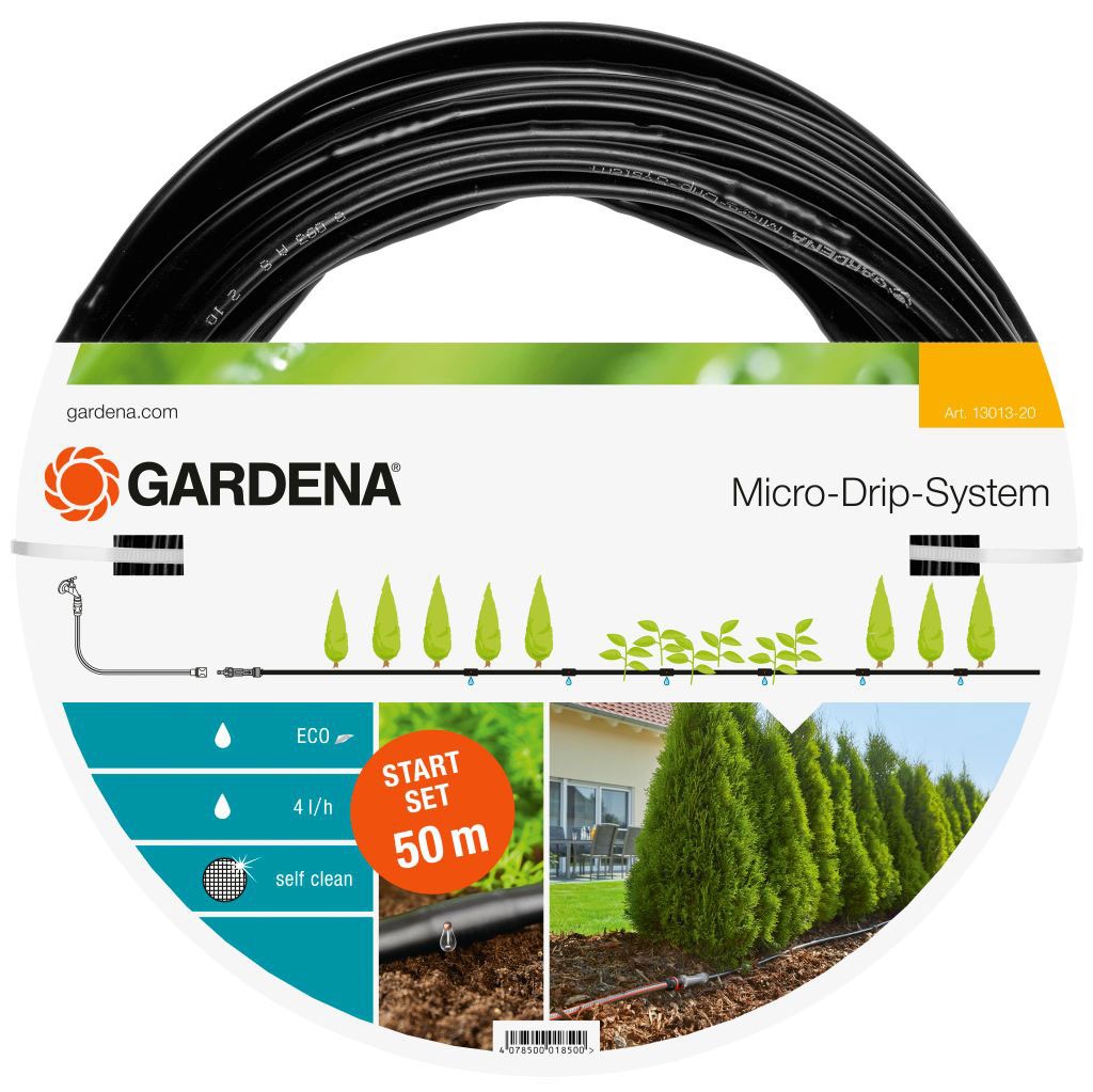 GARDENA Micro-Drip-System Start-Set Pflanzreihen L 13013-20