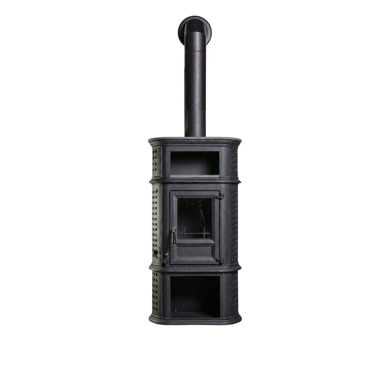 Globe Fire Herculina XL Kaminofen raumluftunabhängig Guss 6,1 kW