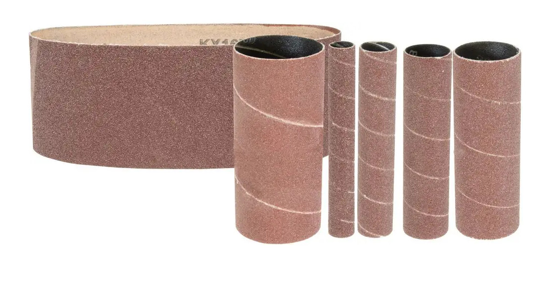 GÜDE Schleifzubehör-Set K80 6-teilig für Bandschleifer 38364