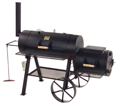 Barbeque Smoker / Holzkohle Grill Joe´s BBQ 16" Longhorn 100x40+40x40