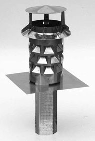 V4A Edelstahl  130 mm Stutzen 118 x 118 mm