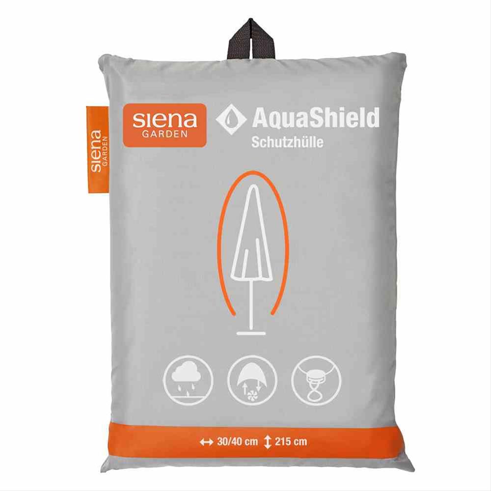 Schutzhülle / Schirmhülle Siena Garden AquaShield grau 30/40x215cm