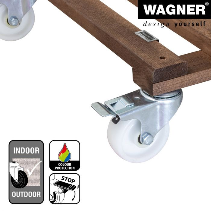 Multiroller Pflanzenroller Buchenholz 450x450 mm für 250 kg