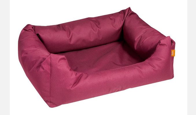 Hundebett / Hundekissen Dreambay 100x80cm dunkelrot
