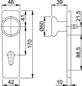 Korr-Wechselgarnitur 54/227K/202KP/AP/113 PZ 8/72mm F1