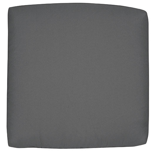Doppler Sitzkissen / Stuhlkissen quadratisch 38x38cm Look D 840 anthr.