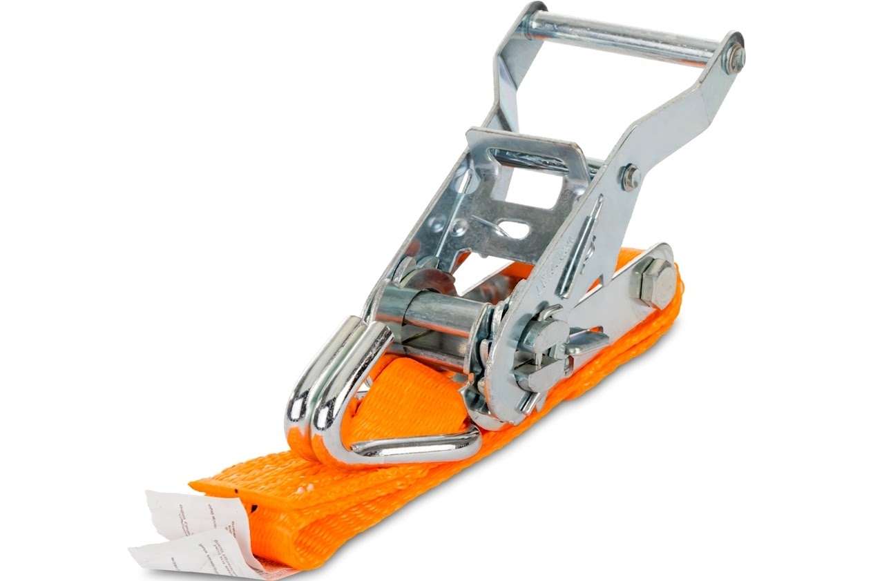 Hochwertiger Spanngurt mit Ratsche (4 m / 25 mm / 1 t)