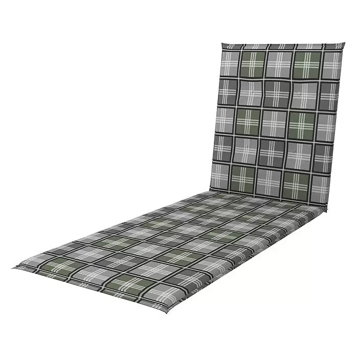 Doppler Rollliegen Auflage Motion XL grau grün 195x60x8 cm D.1118