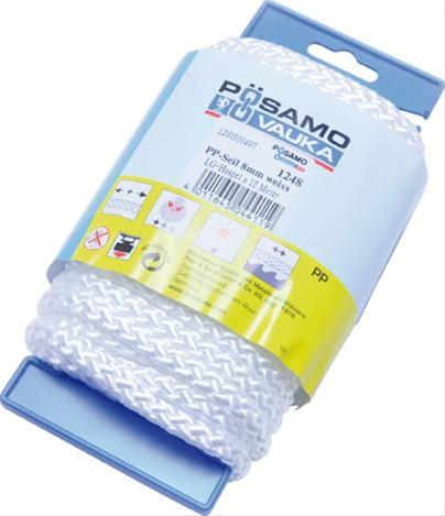 PP-Seil gefl. E blau 4,0mmx30m auf Lg-Haspel