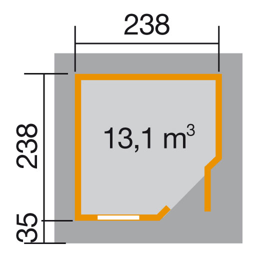 weka Komfort Designhaus 213 Plus Gr.1 schwedenrot