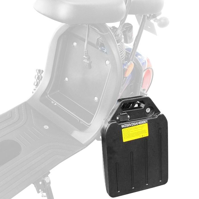 Ersatz-Batterie 60V 20AH für Elektroroller E-Chopper CP1