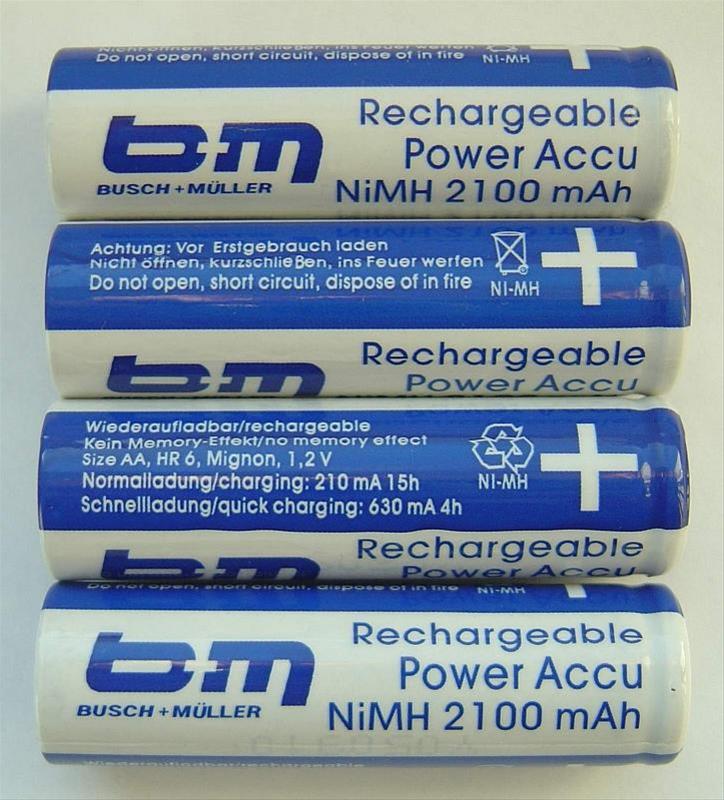 Akkus Ixon 2100 mAh